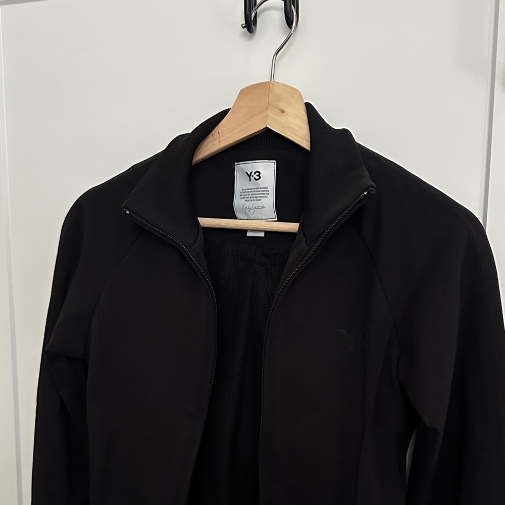 Y-3 Black Minimalist Zip Jacket